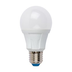 LED-A60 8W-NW-E27-FR PLP01WH Лампа светодиодная. Форма А. матовая. Серия Яркая. Белый свет 4000K. Картон. ТМ Uniel