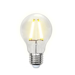LED-A60-8W-WW-E27-CL GLA01TR Лампа светодиодная. Форма A. прозрачная. Серия Air. Теплый белый свет 3000K. Картон. ТМ Uniel