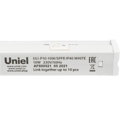 ULI-P10-10W-SPFR IP40 WHITE Светильник для растений светодиодный линейный. 560мм. выкл. на корпусе. Спектр для фотосинтеза. TM Uniel
