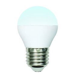 LED-G45-6W-NW-E27-FR-MB PLM11WH Лампа светодиодная. Форма шар. матовая. Серия Multibright. Белый свет 4000K. 100-50-10. Картон. ТМ Uniel.