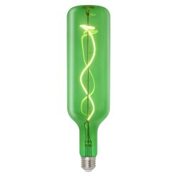 LED-SF21-5W-SOHO-E27-CW GREEN GLS77GR Лампа светодиодная SOHO. Зелёная колба. Спиральный филамент. Картон. ТМ Uniel