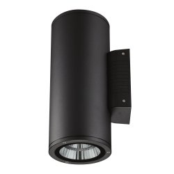 ULU-S22D-2x22W-2700K IP65 BLACK Светильник светодиодный уличный. Архитектурный накладной. Теплый белый свет 2700K. Корпус черный. TM Uniel