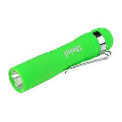 S-LD045-B Green Фонарь Uniel серии Стандарт Simple Light Debut. пластиковый корпус. 0.5 Watt LED. упаковка блистер. 1хАА н-к. цвет зеленый