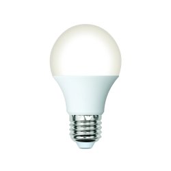 LED-A60-5W-3000K-E27-FR-SLS Лампа светодиодная. Форма A. матовая. Теплый белый свет 3000K. ТМ Volpe