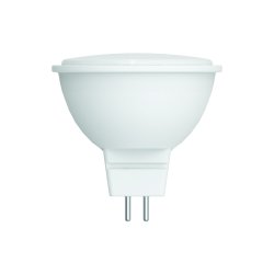 LED-JCDR-7W-3000K-GU5.3-FR-SLS Лампа светодиодная. Форма JCDR. матовая. Теплый белый свет 3000K. ТМ Volpe