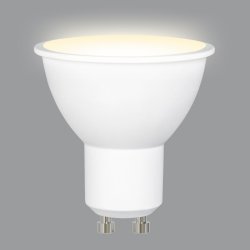 LED-JCDR-10W-WW-GU10-NR Лампа светодиодная. Форма JCDR. матовая. Серия Norma. Теплый белый свет 3000K. Картон. ТМ Volpe