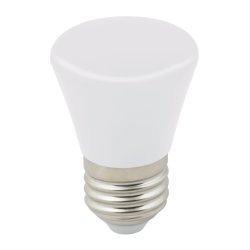 LED-D45-1W-6000K-E27-FR-С BELL Лампа декоративная светодиодная. Форма Колокольчик. матовая. Дневной свет 6000K. Картон. ТМ Volpe.